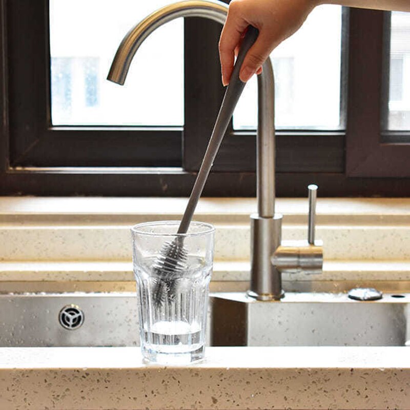 BowLift | Long Handle Silicone Easy Glass Cleaning Brush