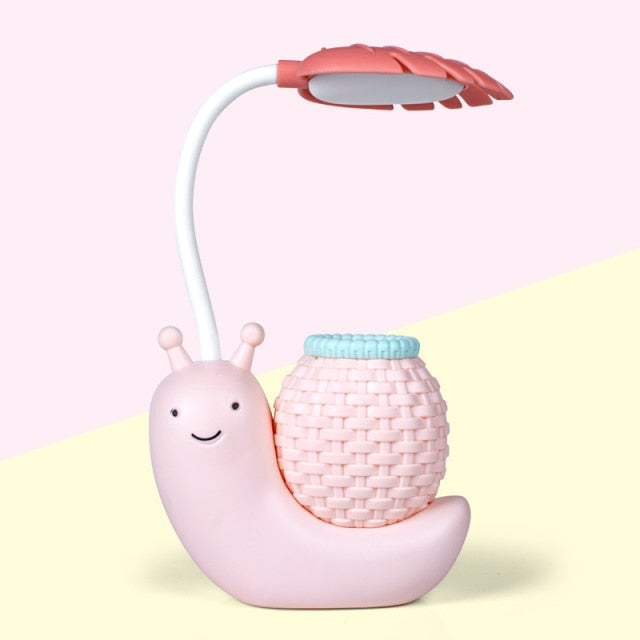 BowLift | Snail pencil holder desk lamp children