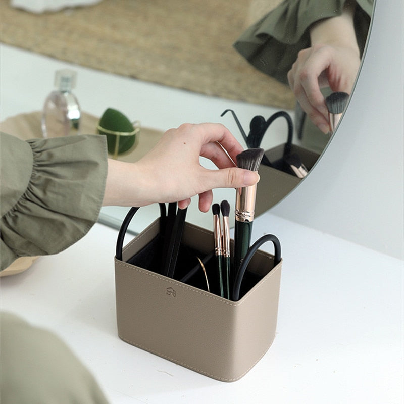 BowLift | Oslo Leather Storage Basket