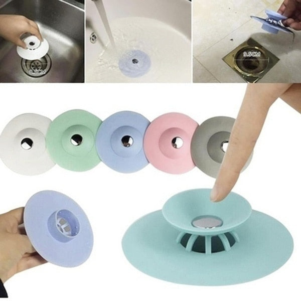 BowLift | Universal Floor Silicone Push Drain Stopper