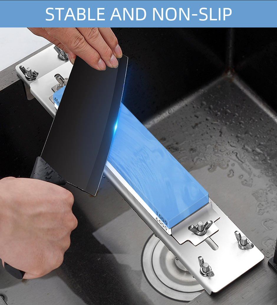 BowLift | Adjustable Stone Base Sink Knife Sharpener Holder