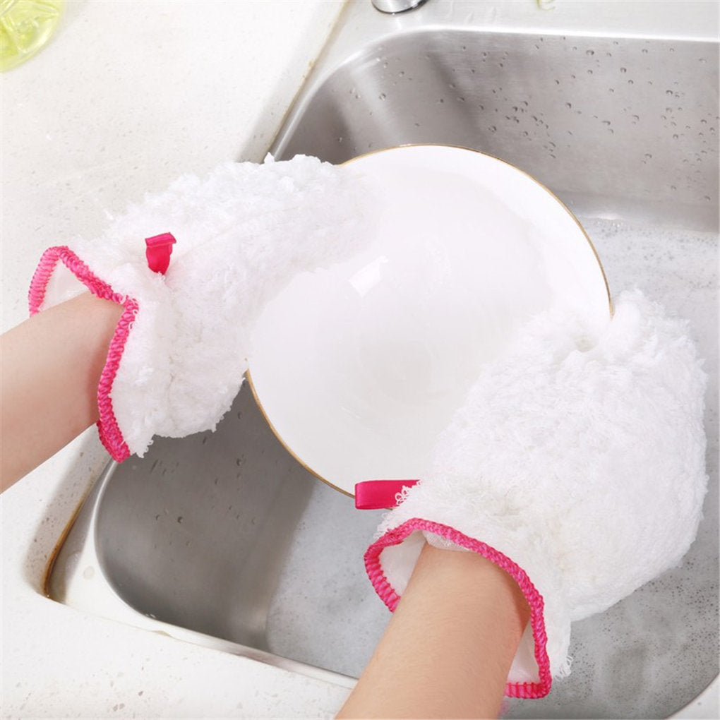 BowLift | Reusable Waterproof Fiber Dishwashing Gloves
