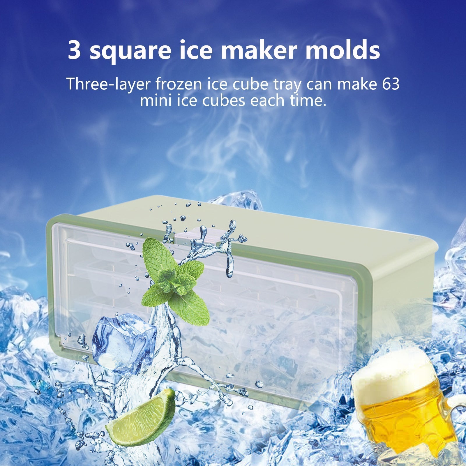 BowLift | Three-Layer Ice Cube Tray Box