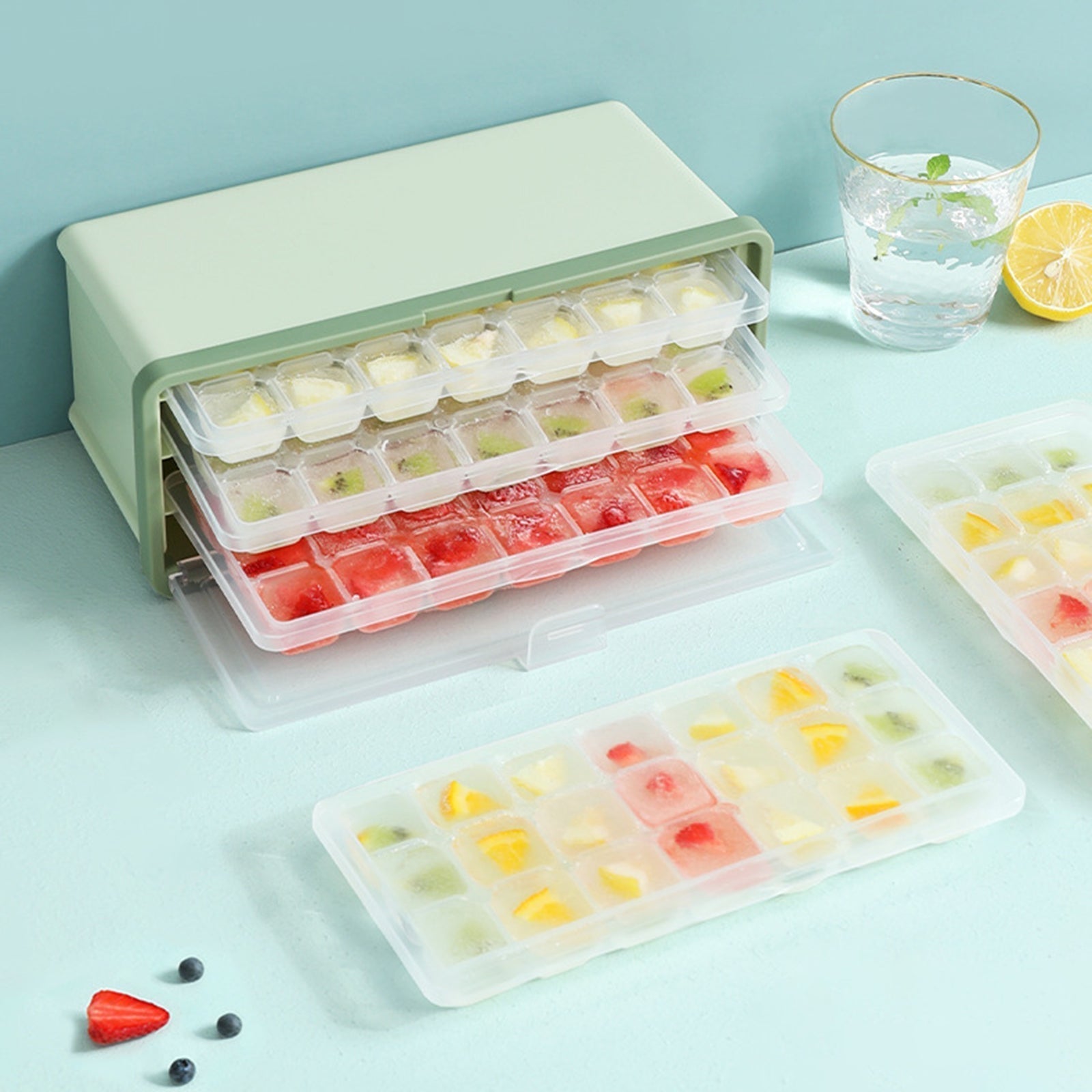 BowLift | Three-Layer Ice Cube Tray Box