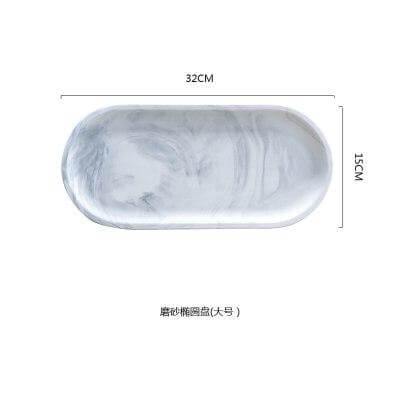 BowLift | Top grade Oval Ceramic Food Plate