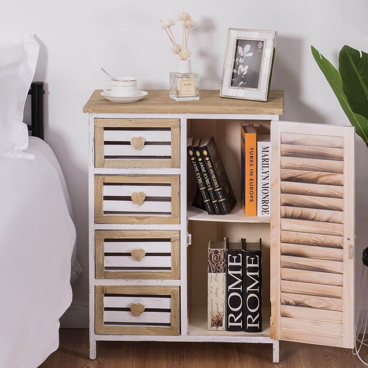 BowLift | Stylish Wooden Free Standing Storage Cabinet