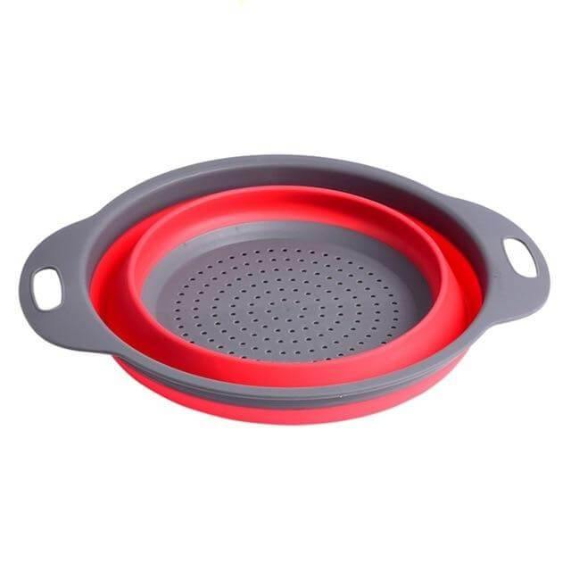 BowLift | Foldable Silicone Colander Fruit Vegetable Washing Basket