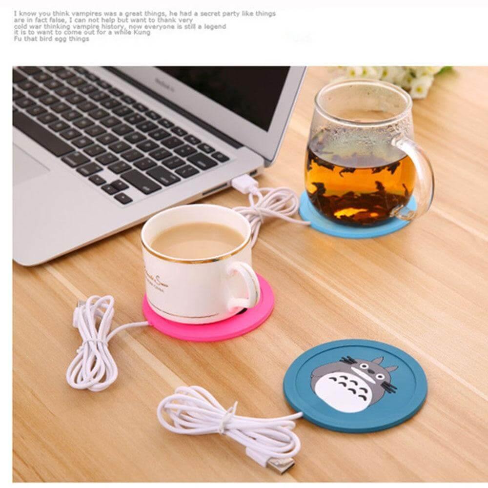 BowLift | USB Cute Silicone Coffee Heater Tray