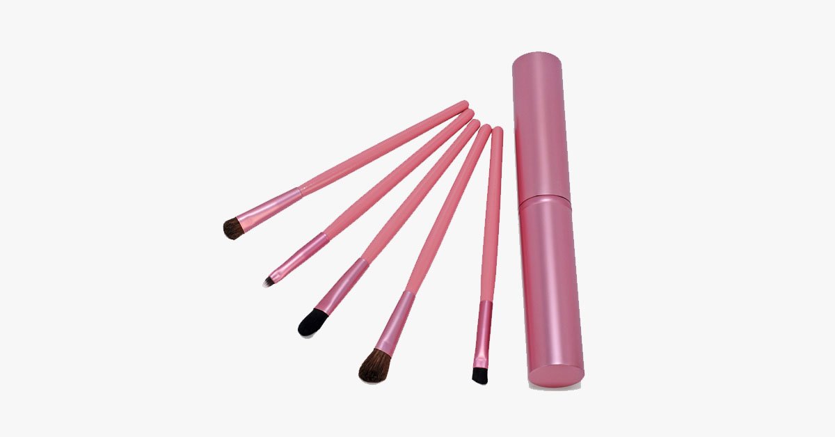 BowLift | 5-piece professional eyeshadow brush set, perfect for blending eyeshadow - soft bristles provide you with professional results!
