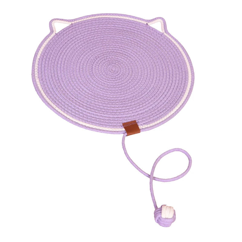 BowLift | Cotton Rope Cat Scratcher with Play Ball