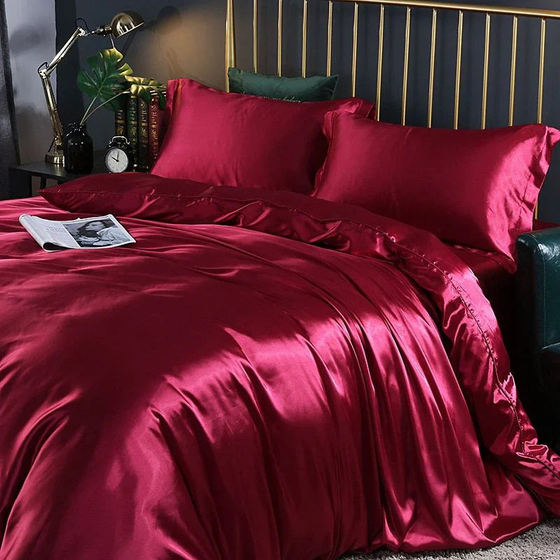 BowLift | Elegant Satin Silk Bedding Set - Luxurious Comfort for Every Night