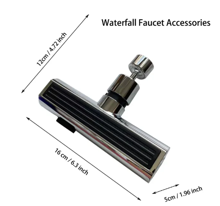 BowLift | Universal Rotating Waterfall Sink Faucet Extension