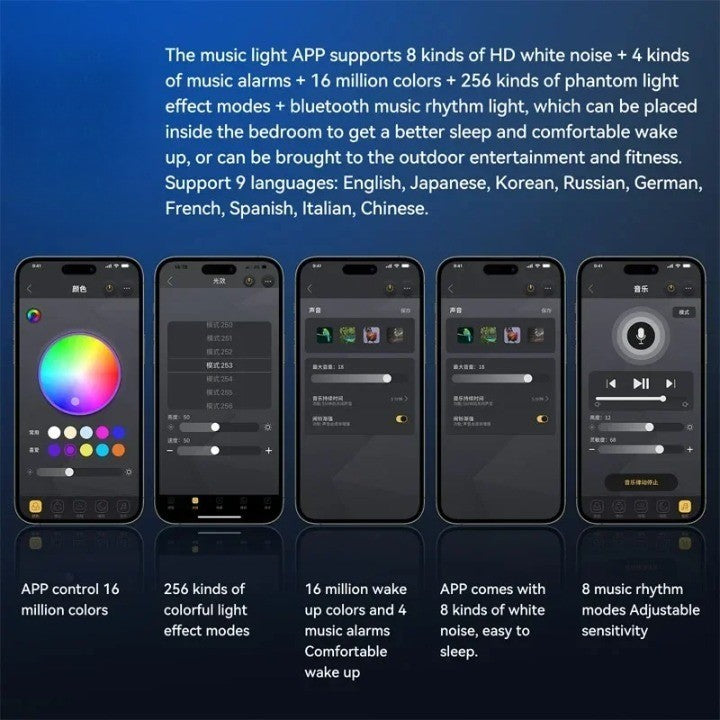 BowLift | Colorful Sea Shell LED Bluetooth Smart Speaker