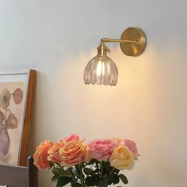 BowLift | Retro – Wall Light Glass Tulip Bud