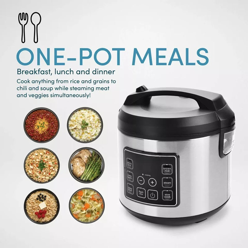 BowLift | 20-Cup Multifunctional Digital Rice Cooker
