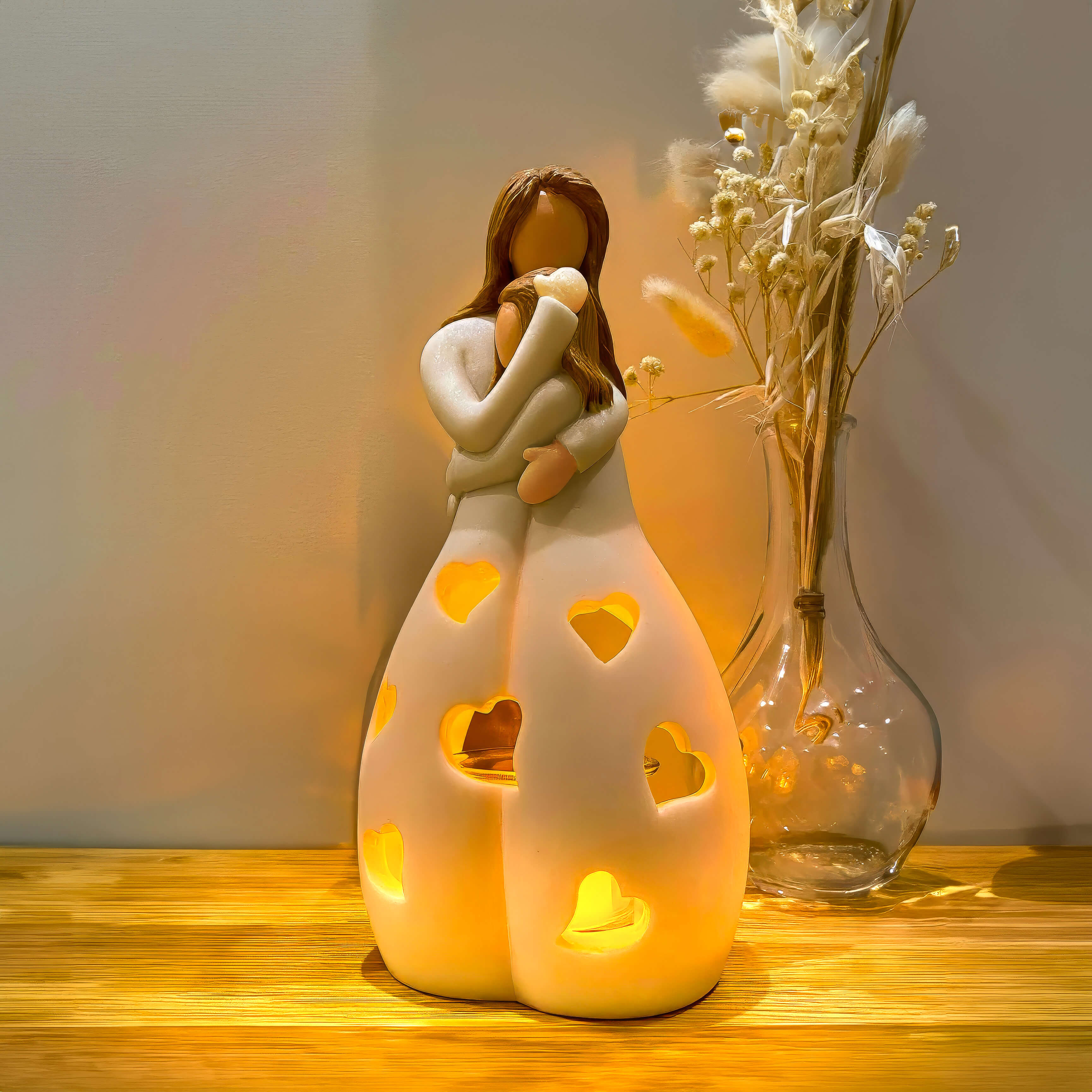 BowLift | Table Lamp Romantic Resin Warm Heart Light