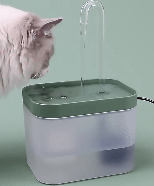 BowLift | Ultra-quiet Pet Water Fountain with Intelligent Filtration - 1.5 l Stainless Steel