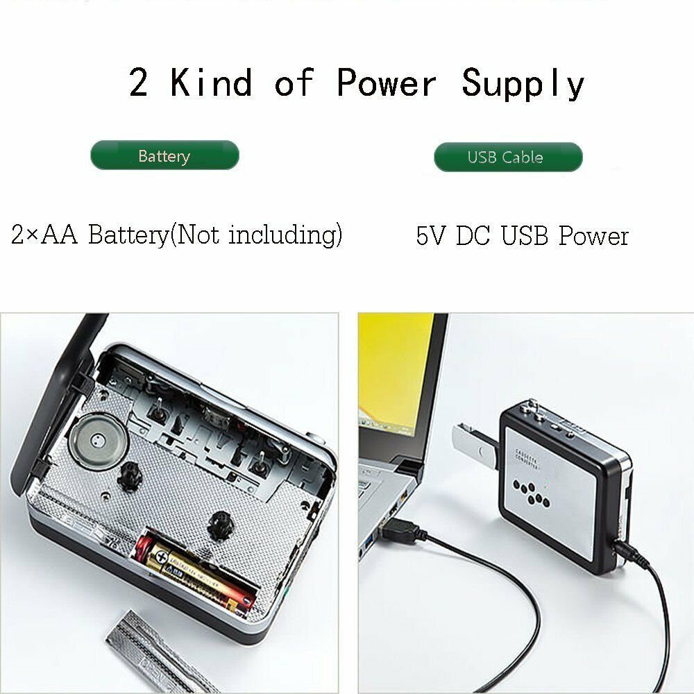 BowLift | Cassette-to-MP3 format converter - Save to USB flash drive - Music player