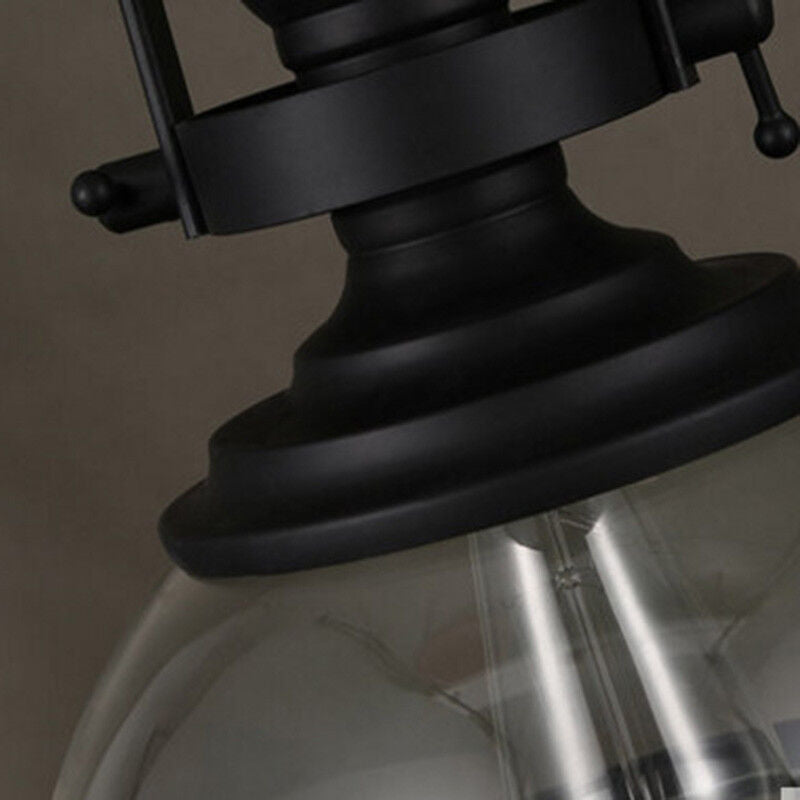 BowLift | Antique Glass Iron Retro Industrial Chandelier Pendant Ceiling Lights