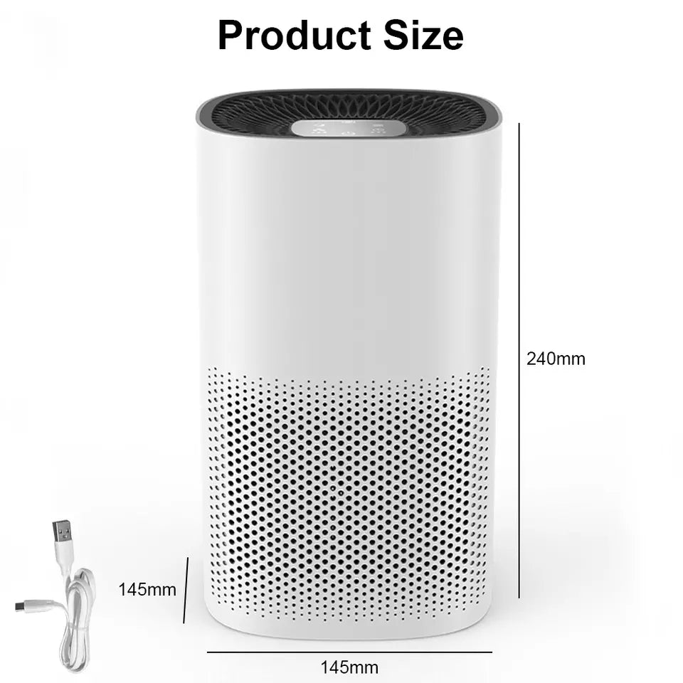 BowLift | Compact Air Purifier | True HEPA Filter, Ultra-Quiet & Ideal for Small to Medium Rooms