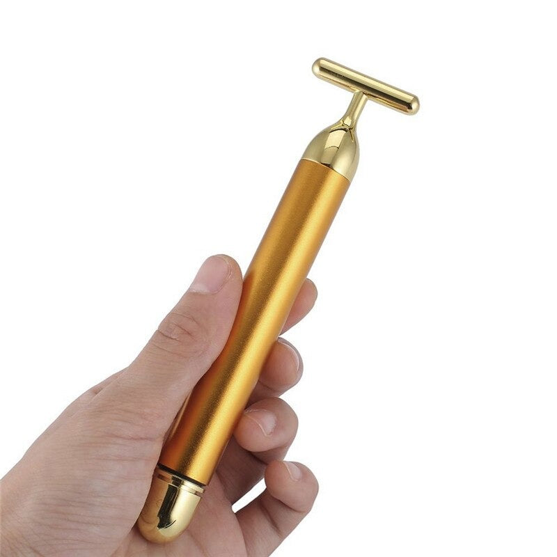BowLift | Energy 24K Gold T Beauty Bar Facial Roller Massager