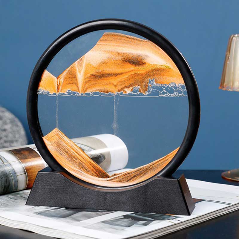 BowLift | 3D Hourglass Sand Timer - Decorative Hourglass for Home Decor, Office Desk, and Gift Ideas