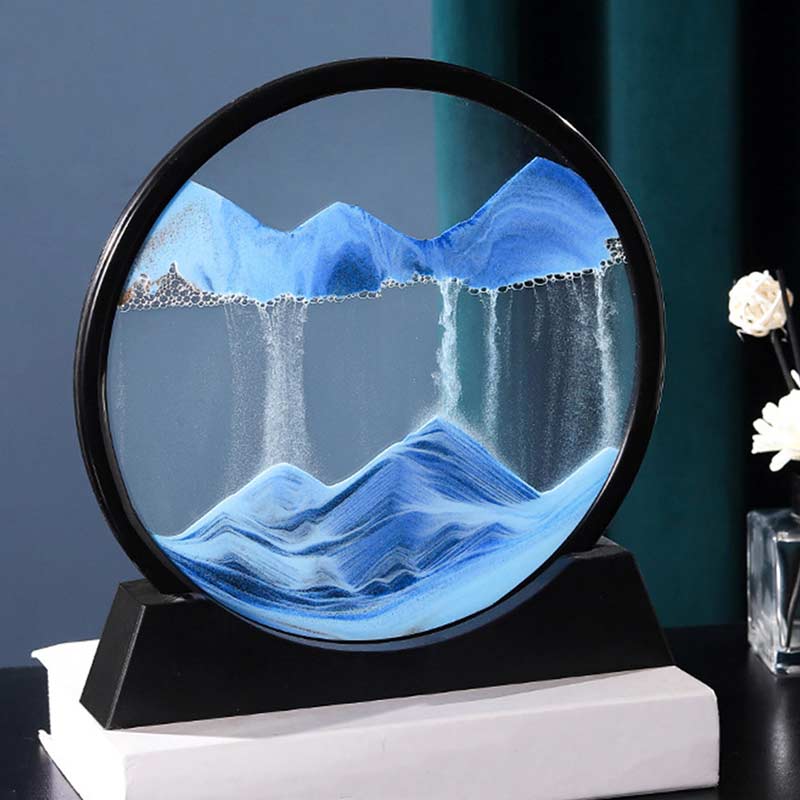 BowLift | 3D Hourglass Sand Timer - Decorative Hourglass for Home Decor, Office Desk, and Gift Ideas
