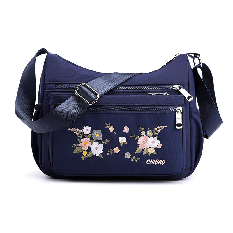 BowLift | Embroidered Flower Shoulder Bag