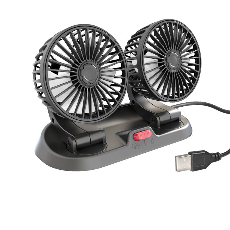 BowLift | Dual Head Car Auto Circulator Fan