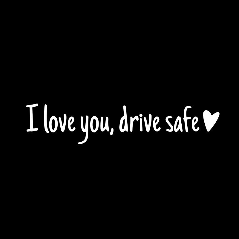 BowLift | I Love You Driving Safe Mirror Sticker