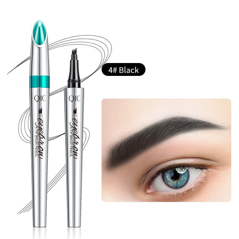 BowLift | Waterproof 3D Microblading Eyebrow Pencil with 4 Fork Tips
