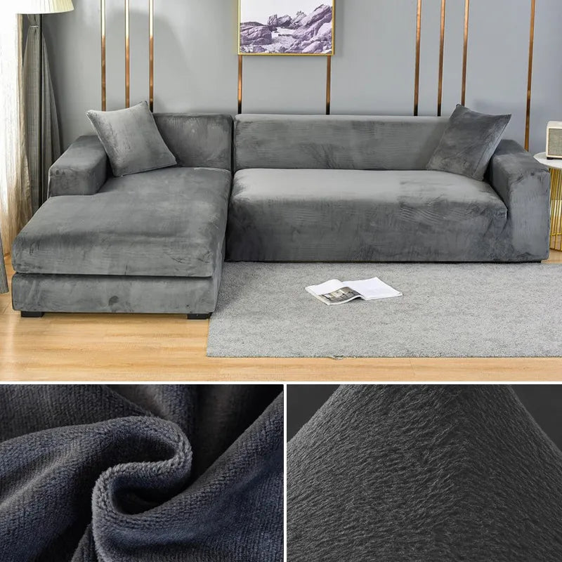BowLift | Sofa Cover Velvet Stretch Washable Protector