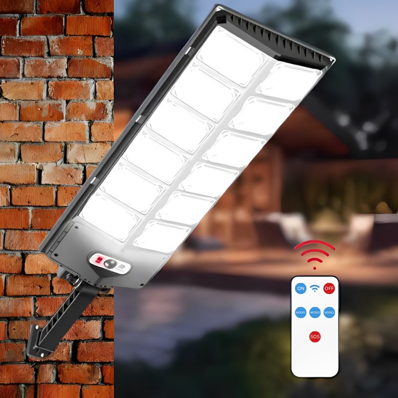 BowLift | High-Powered 250W LED Solar Street Light with Motion Sensor