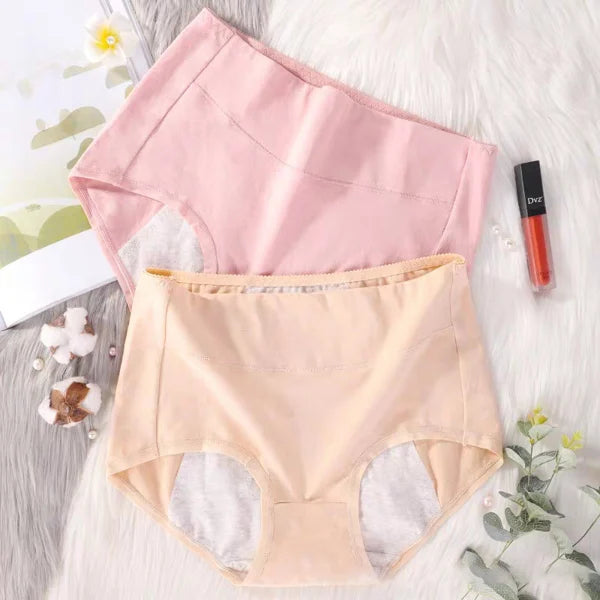BowLift | High-waisted antibacterial, leak-proof physiological cotton briefs
