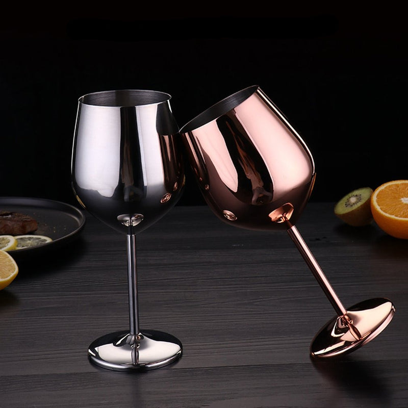BowLift | 500ml Stainless Steel Wine Glasses
