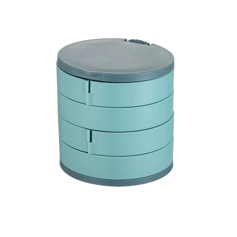 BowLift | Perfect Gift-4 Layer Rotatable Jewelry Storage Box
