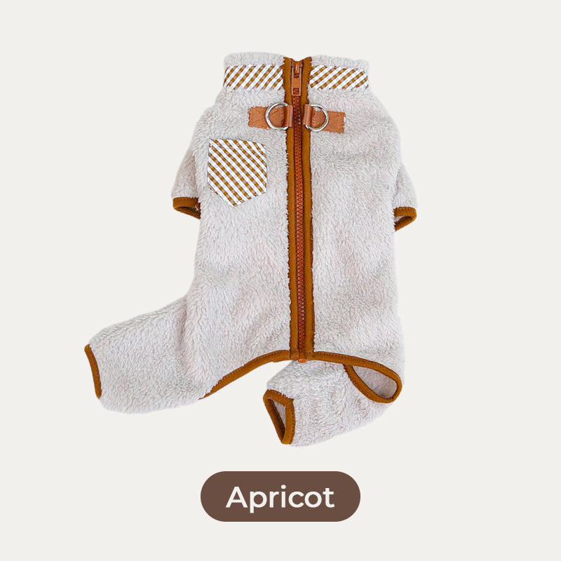 BowLift | Cozy dog coat with D-rings