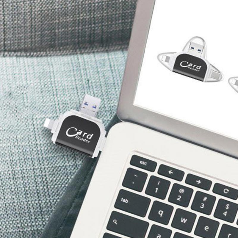 BowLift | 4-in-1 multifunctional card reader with multiple ports