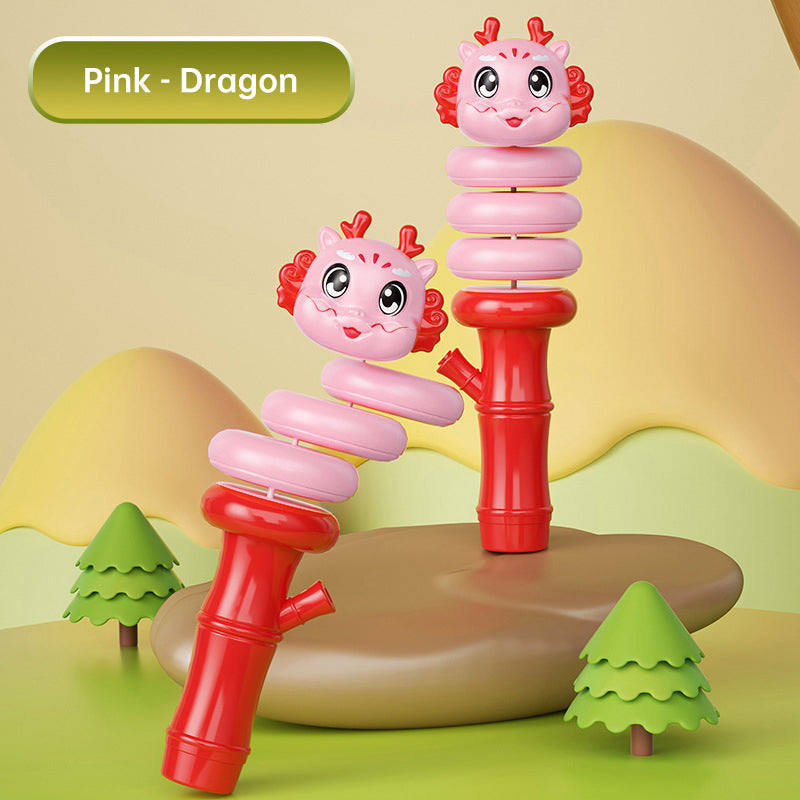 BowLift | Cartoon Animal Shape Snake Twisting Hand Held Whistle Toy