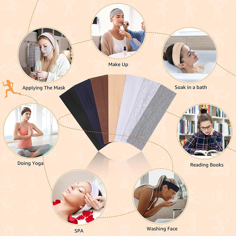 BowLift | Elastic Non-Slip Solid Color Headband