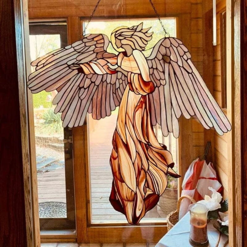 BowLift | Elegant guardian angel decoration in acrylic for the garden