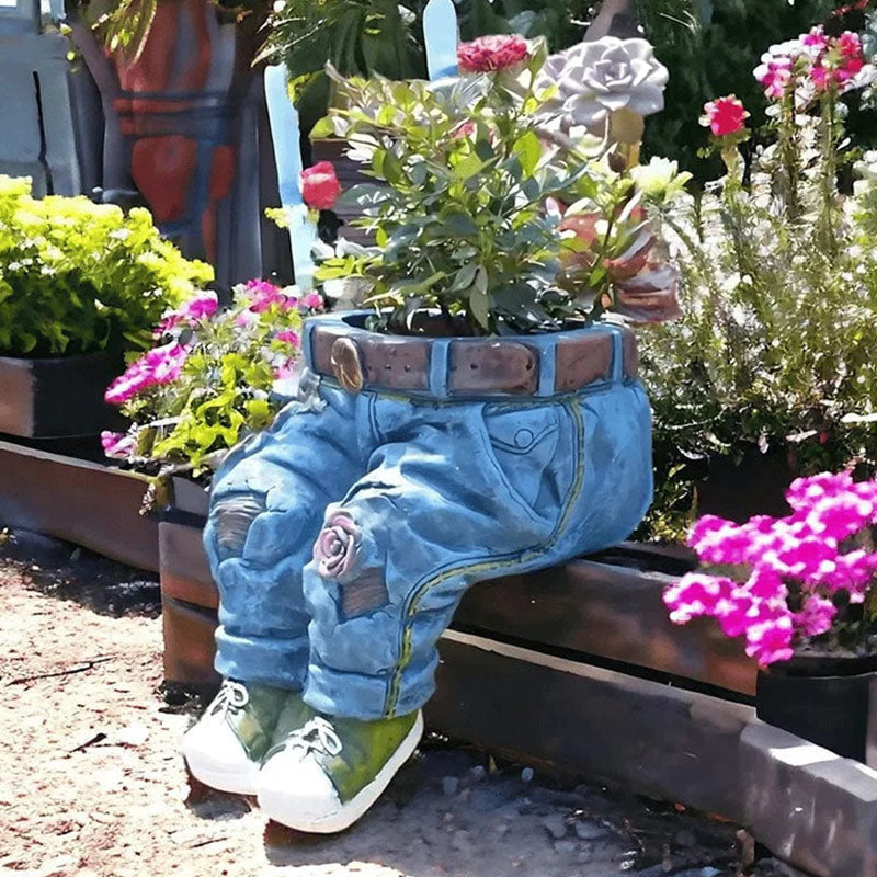 BowLift | Creative 3D jeans-shaped flower pot