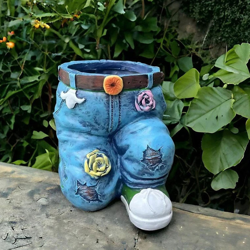 BowLift | Creative 3D jeans-shaped flower pot