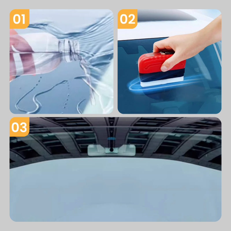 BowLift | Effective cleaning of oil film on car glass