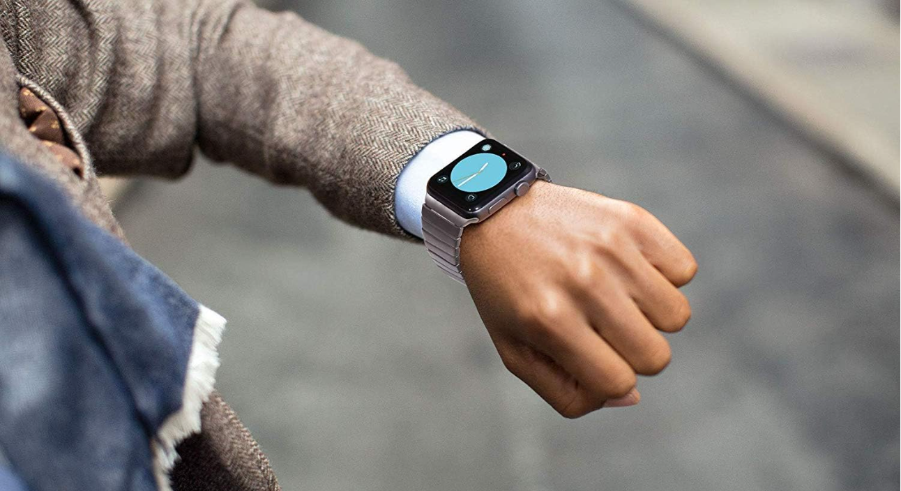 BowLift | GS Business Modification stainless steel band for Apple Watch