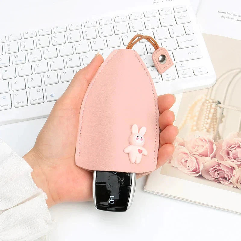 BowLift | Creative retractable, cute car keychain case with large capacity