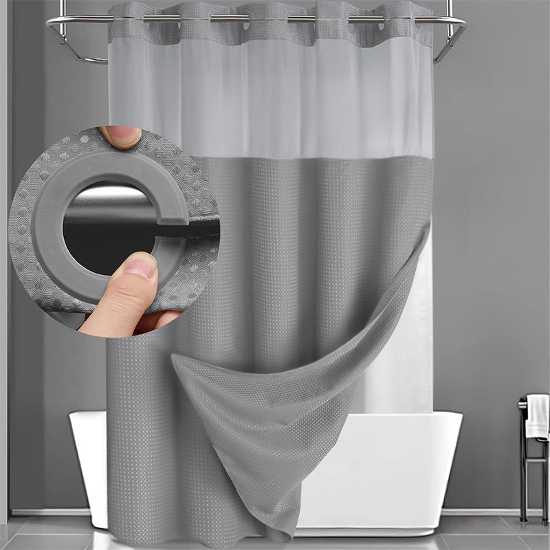 BowLift | Shower curtain with waffle pattern