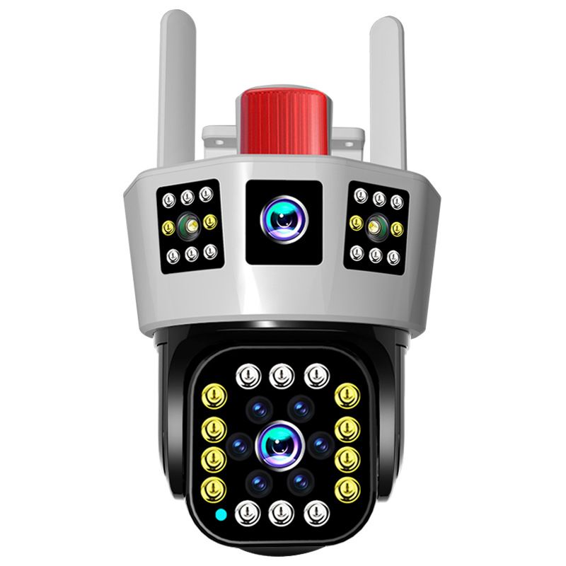 BowLift | 360° smart solar surveillance camera with three screens