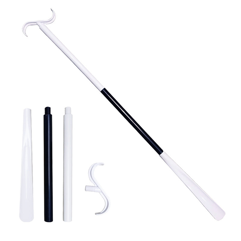 BowLift | Adjustable long shoehorn with sock remover for seniors