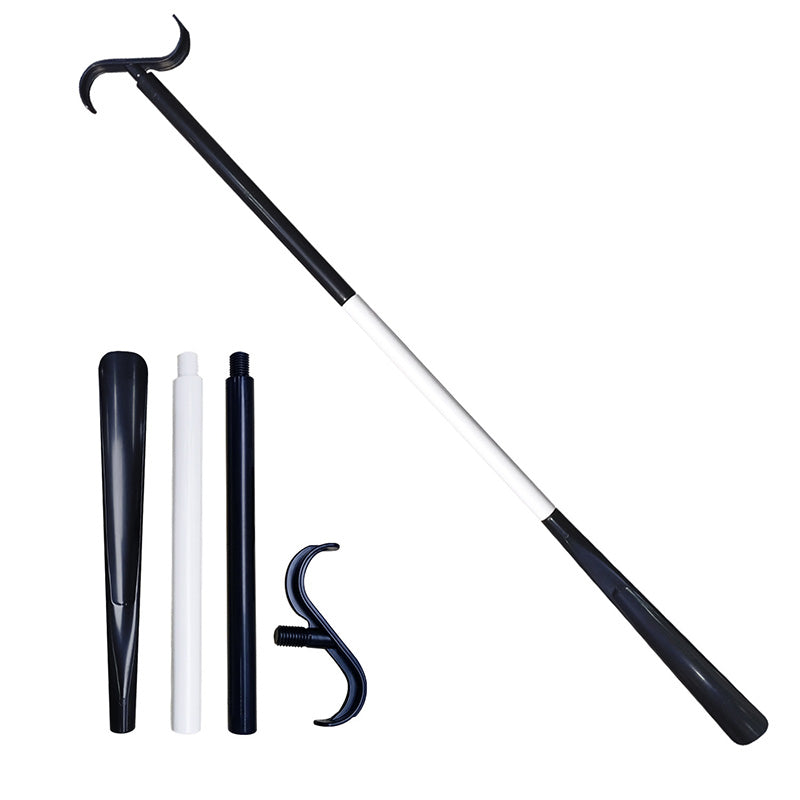 BowLift | Adjustable long shoehorn with sock remover for seniors
